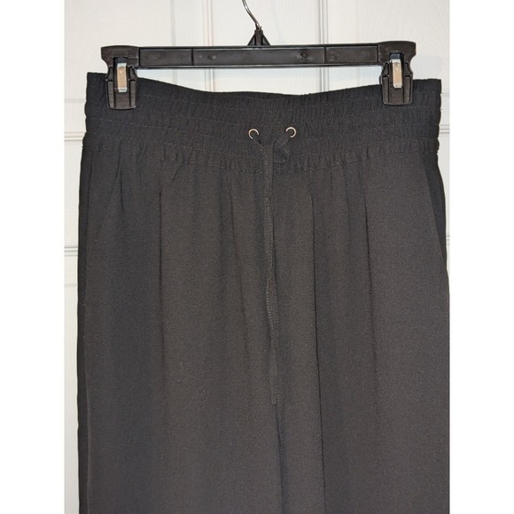 Sanctuary Wide Leg Pants Drawstring‎ Waist Casual Comfy Black Size XS NWT $109 - Picture 9 of 11